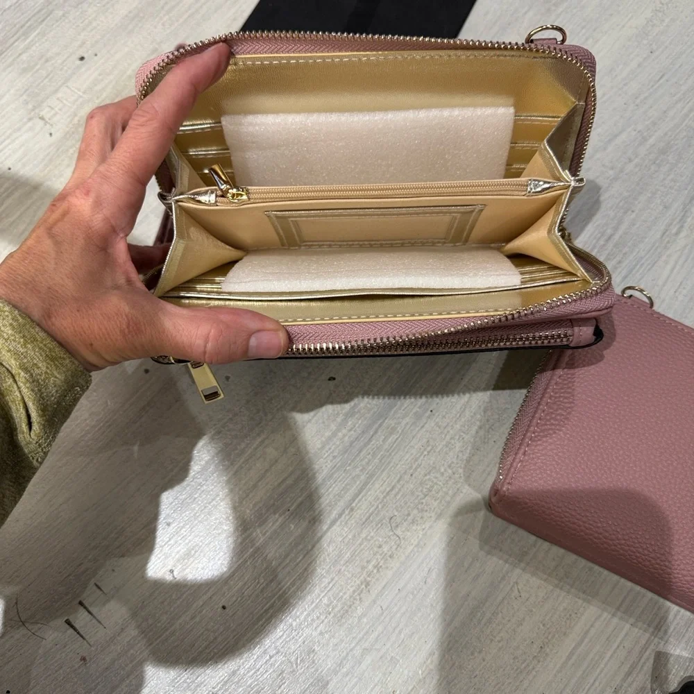 Chic Rose Gold Wristlet Clutch